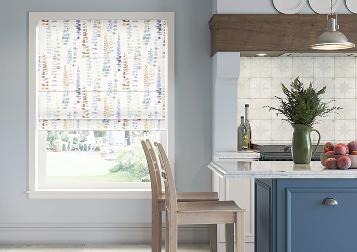 Santa Maria, Marine - Twist&Fit Roman Blind - Image 3
